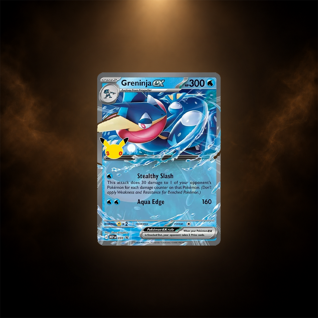 Pokémon 30th Celebration – Greninja ex Tin – Engelsk