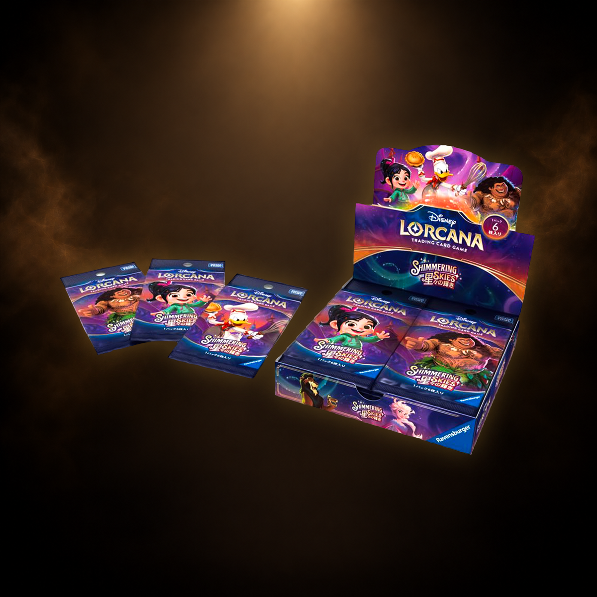 Disney Lorcana Shimmering Skies Boosterboks - Japansk