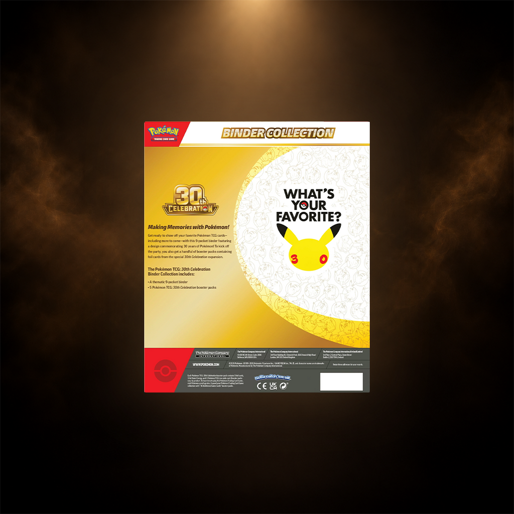 Pokémon 30th Celebration Binder Collection - Engelsk