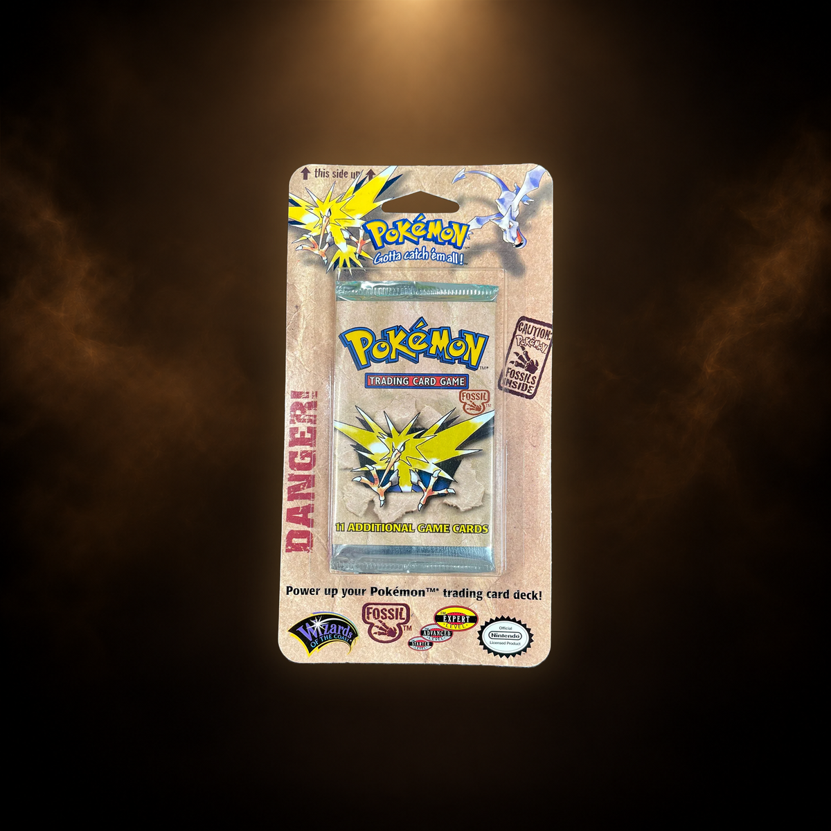 Pokémon Fossil Zapdos Blisterpakke – Engelsk