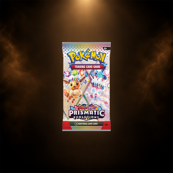 Pokémon Prismatic Evolutions Boosterpakke – Engelsk