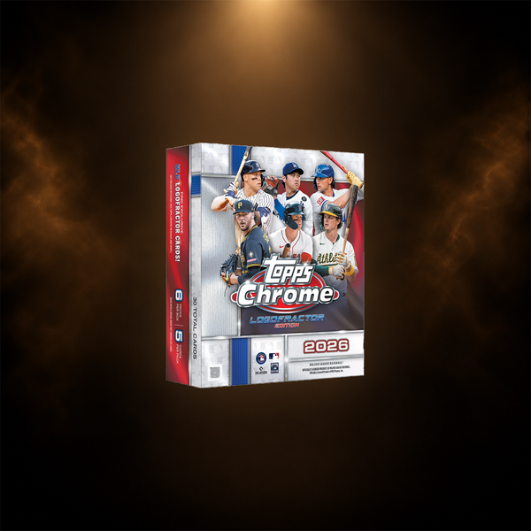 Topps Chrome Baseball 2026 - Logofractor Box - Engelsk